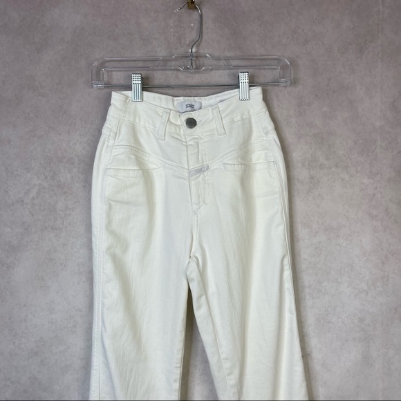 CLOSED Pedal Pusher White High Rise Straight Leg Jeans Women's Size IT 36 US 23 - Picture 4 of 9